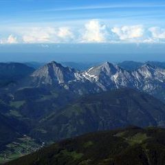 Flugwegposition um 15:41:08: Aufgenommen in der Nähe von Rottenmann, Österreich in 3123 Meter